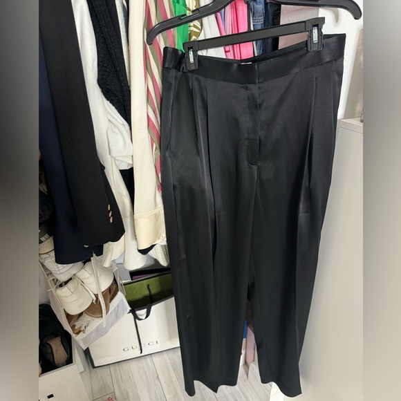Aritzia Effortless Satin Pants Trousers - Picture 3 of 4